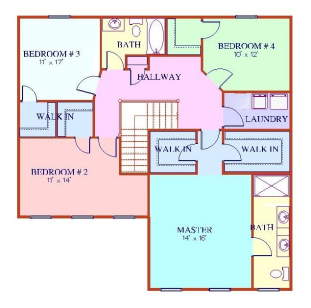 The Irvington - Second FloorPlan-Standard
